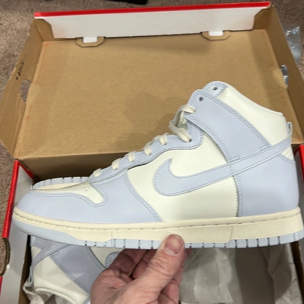 Nike Dunk High ‘Football’ Gray size 11w/9.5m